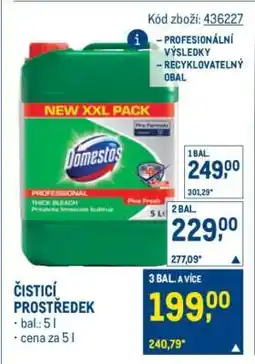 Makro Čisticí prostředek nabídka