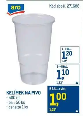 Makro Kelímek na pivo nabídka