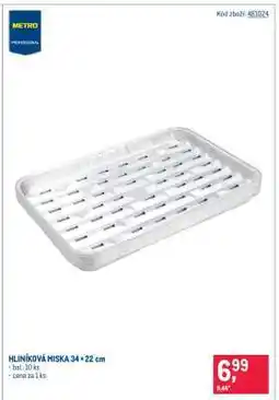 Makro HLINÍKOVÁ MISKA 34 × 22 cm nabídka