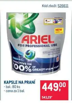 Makro KAPSLE NA PRANÍ nabídka