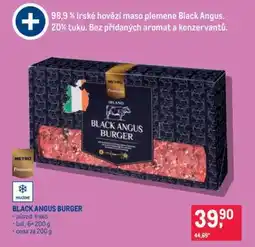 Makro Black Angus burger nabídka