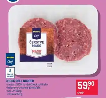 CHUCK ROLL BURGER