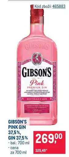 Makro Gibson’s Pink Gin 37,5 nabídka