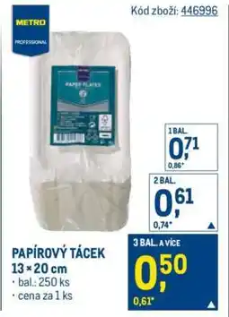 Makro PAPÍROVÝ TÁCEK nabídka
