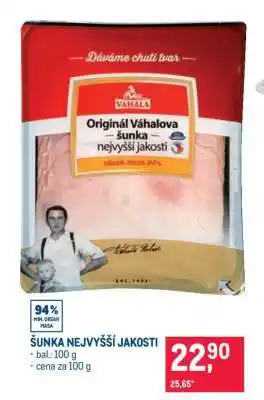 Šunka nejvyšší jakosti