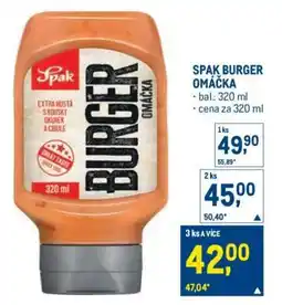 Makro Spak Burger omáčka nabídka
