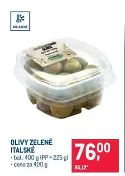 Makro OLIVY ZELENÉ ITALSKÉ nabídka
