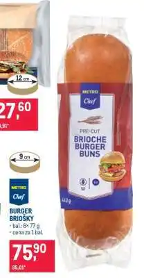 Makro BURGER BRIOŠKY nabídka