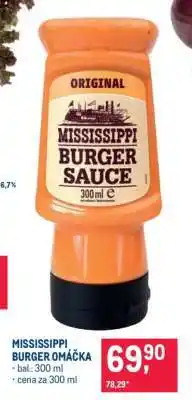 Makro Mississippi Burger omáčka nabídka
