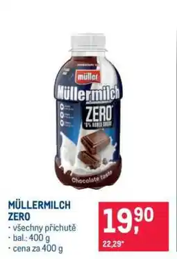 Makro MÜLLERMILCH ZERO nabídka