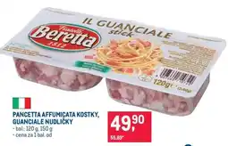 Makro PANCETTA AFFUMICATA KOSTKY, GUANCIALE NUDLIČKY nabídka