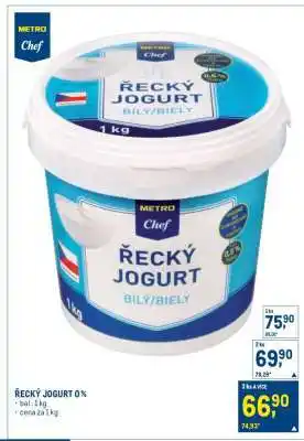 Makro Řecký jogurt 0% nabídka