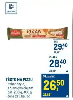 Makro Těsto na pizzu nabídka