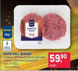Makro CHUCK ROLL BURGER nabídka