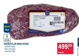 Makro HOVĚZÍ FLAT IRON STEAK nabídka