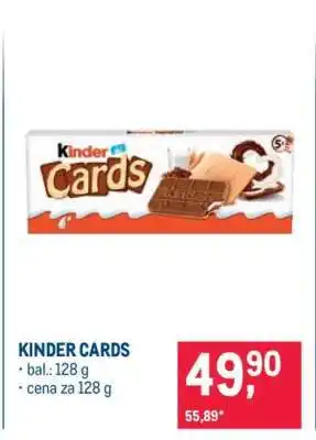 Makro KINDER CARDS nabídka