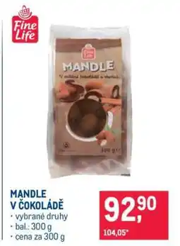 Makro Mandle v čokoládě nabídka