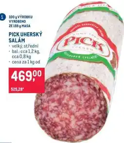 Makro Pick Uherský salám nabídka
