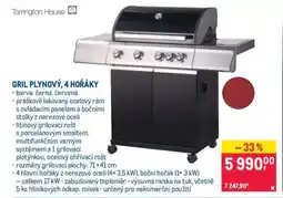 Makro Gril plynový, 4 hořáky nabídka