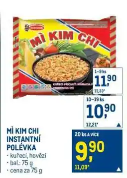 Makro MI KIM CHI INSTANTNÍ POLÉVKA nabídka