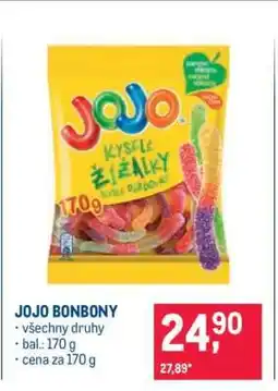 Makro JOJO bonbony nabídka