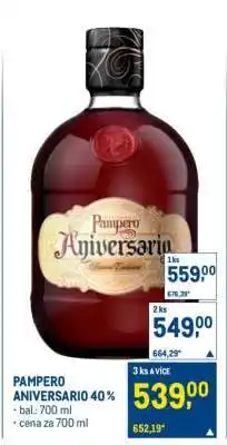 Makro Pampero Aniversario 40 % nabídka