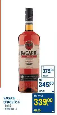 Makro Bacardi Spiced 35 % nabídka