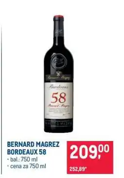 Makro BERNARD MAGREZ BORDEAUX 58 nabídka