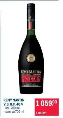 Makro RÉMY MARTIN V.S.O.P. 40 % nabídka