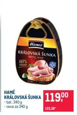 Makro Hamé Královská šunka nabídka