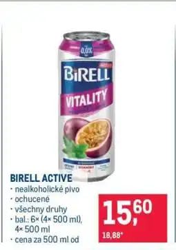 Makro Birell Active nabídka