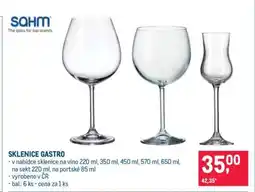 Makro SKLENICE GASTRO nabídka