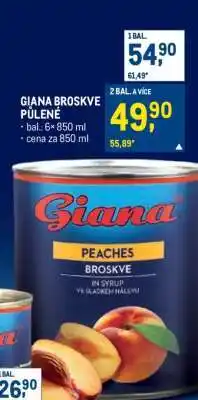 Makro GIANA BROSKVE PŮLENÉ nabídka
