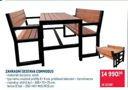Makro ZAHRADNÍ SESTAVA COMMODUS nabídka