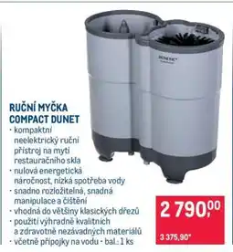 Makro RUČNÍ MYČKA COMPACT DUNET nabídka