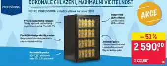 METRO PROFESSIONAL chladicí vitrína na lahve (88 l)
