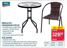 Makro KŘESLO PVC S RATANOVOU VÝPLNÍ nabídka