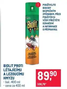 Makro BIOLIT PROTI LÉTAJÍCÍMU A LEZOUCÍMU HMYZU nabídka