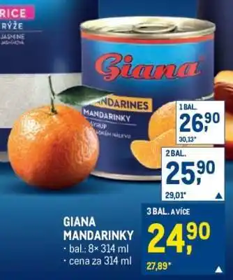 Makro Giana Mandarinky nabídka