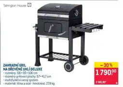 Makro ZAHRADNÍ GRIL NA DŘEVĚNÉ UHLÍ DELUXE nabídka