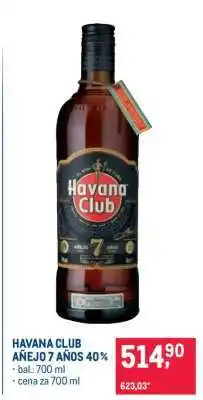Makro HAVANA CLUB AÑEJO 7 AÑOS 40 % nabídka