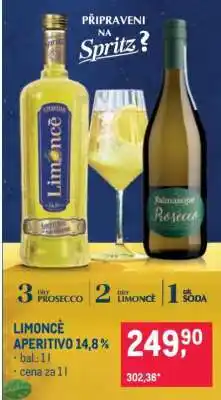 Makro LIMONCÈ APERITIVO 14,8% nabídka