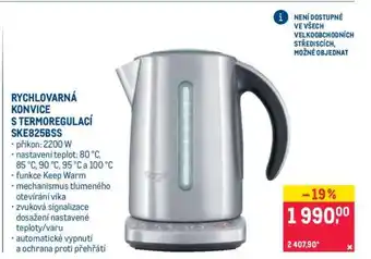 Makro Rychlovarná konvice s termoregulací SKE825BSS nabídka