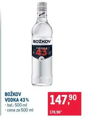 Makro BOŽKOV VODKA 43% nabídka