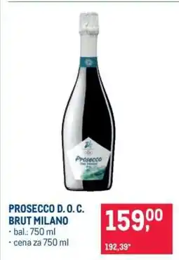Makro PROSECCO D.O.C. BRUT MILANO nabídka