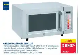 Makro Mikrovlnná trouba GMW1125 nabídka