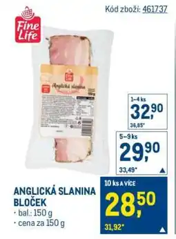 Makro ANGLICKÁ SLANINA BLOČEK nabídka