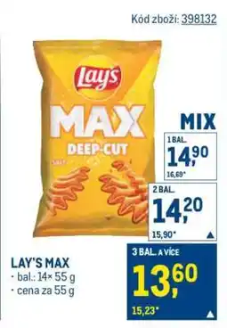 Makro LAY'S MAX nabídka