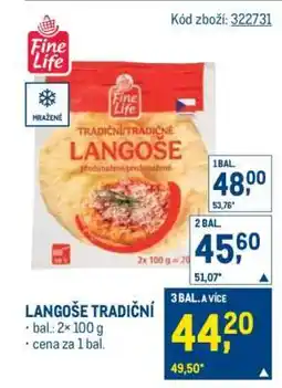 Makro Langoše tradiční nabídka