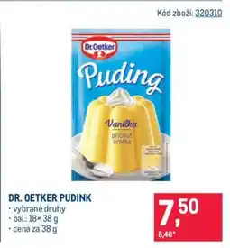 Makro Dr.Oetker pudink nabídka